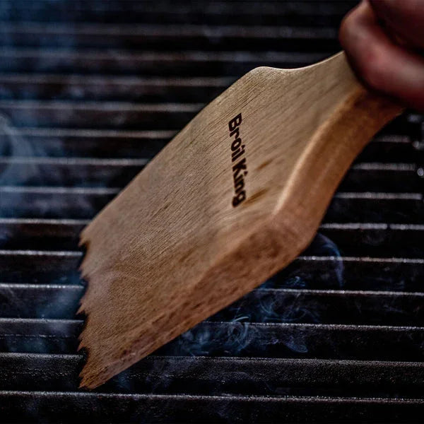 Broil King 65335 | Wood BBQ Grill Scraper | Heavy-duty Cleaning Tool