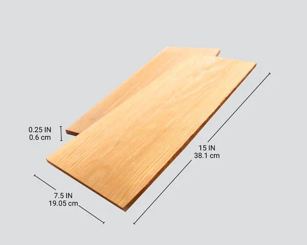 Broil King 63280 | Cedar Grilling Planks 2-Pack | Smoky Flavor Enhancer