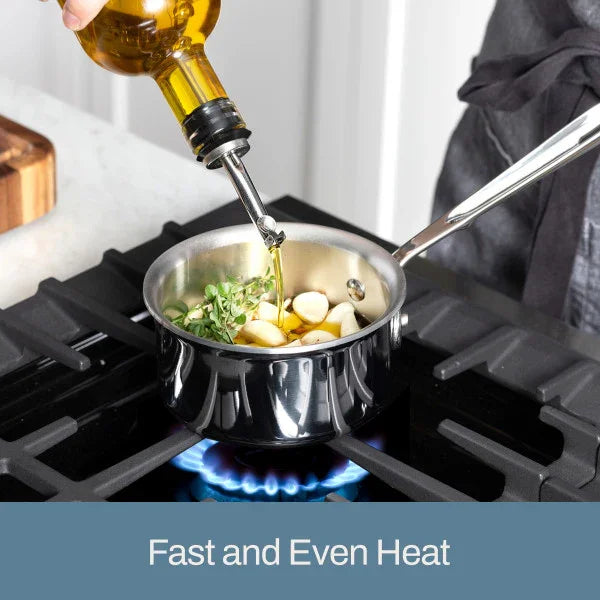 All-Clad 42006 | D3 Stainless 0.5-Quart Butter Warmer