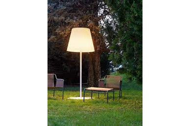 ODETTE FLOOR LAMP BUM, Odette Lamp, Lampshade (linear polyethylene) achieved by rotationalmoulding