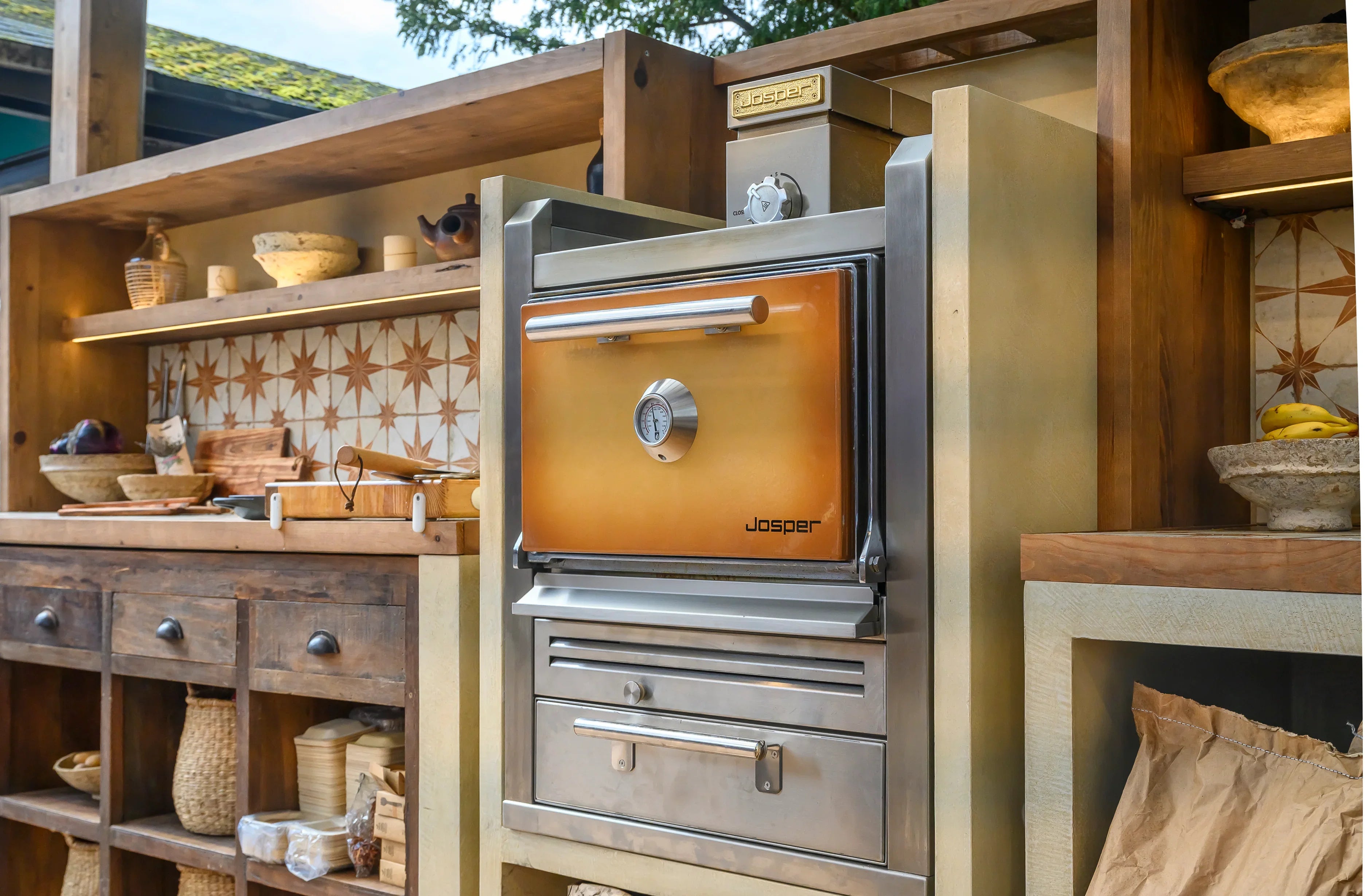 Josper HJA-PLUS-S80 HOME | Charcoal Oven for Backyard Cooking