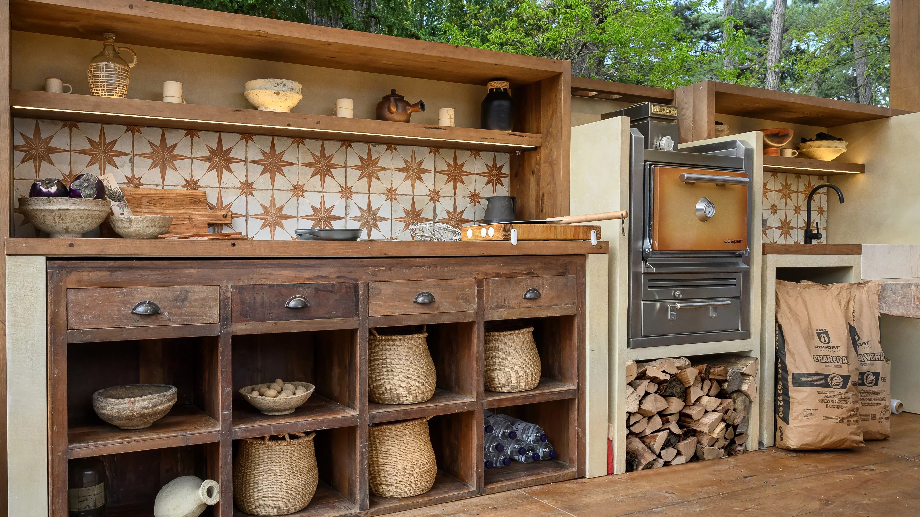 Josper HJA-PLUS-S80 HOME | Charcoal Oven for Backyard Cooking