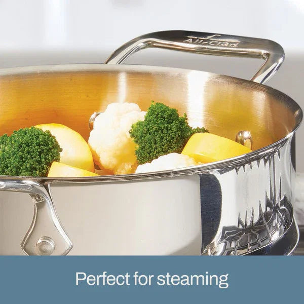 All-clad 59915 | All-Purpose Steamer | Compatible with Select Saucepan and Casserole Sizes