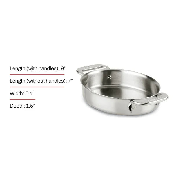 All-clad 59900 | Mini Oval Baker Set | Oven to Table Serveware