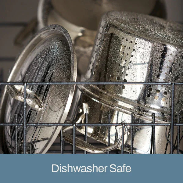 All-clad E414S664 | 3-Piece Stainless Steel Pasta Pot Set