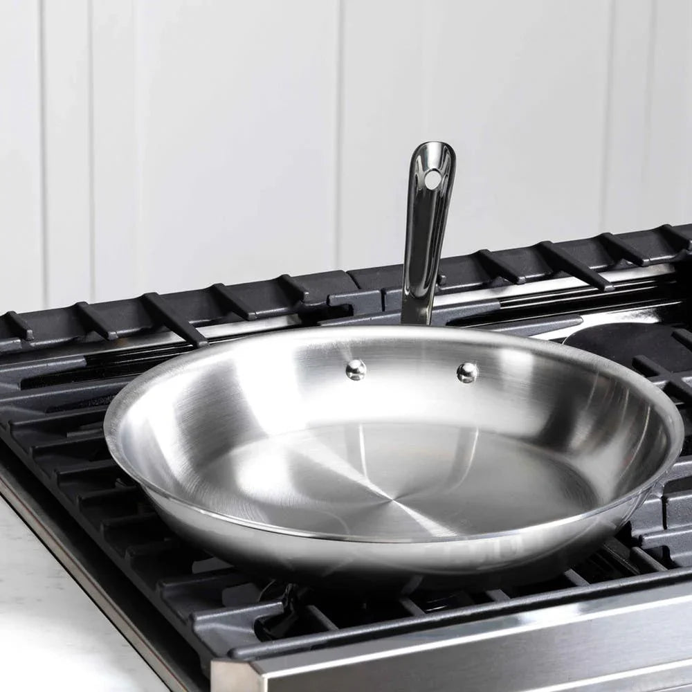 All-Clad 41126 | D3 Stainless 12-Inch Fry Pan with Lid