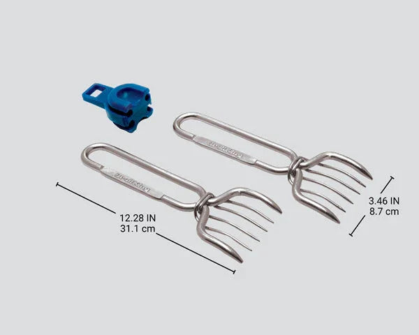Broil King 64070 | Stainless Steel Meat Claws for Shredding Meat