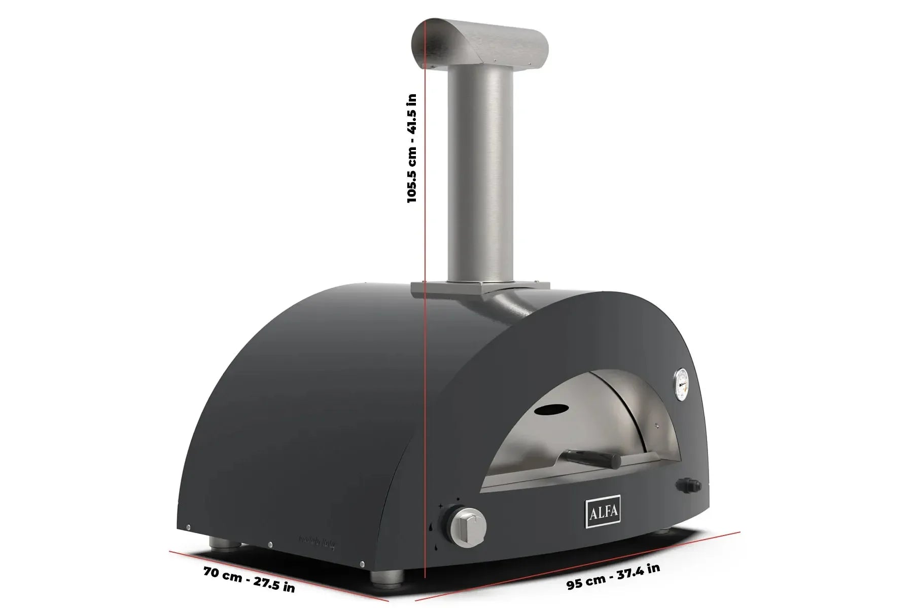 Alfa ovens FXMD-2P-GGRIA-U | Redo Collection | Pizza Oven