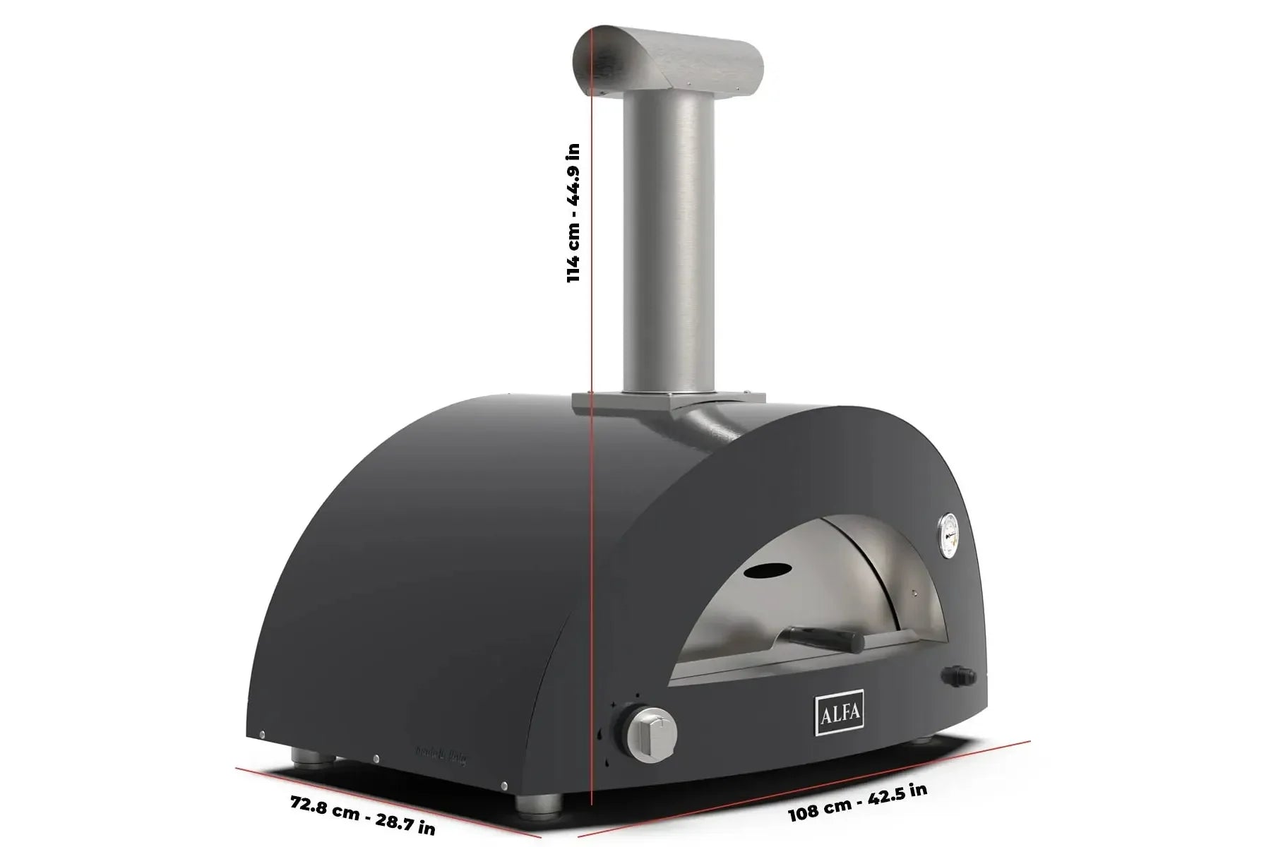 Alfa FXMD-3P-GGRIA-U | Moderno 3 Pizze Oven