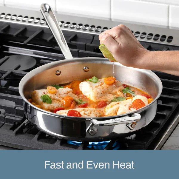 All-clad 4403 | D3 Stainless 3-Quart Sauté Pan