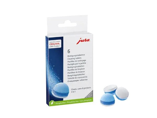 Jura 24224 | 3-Phase Cleaning Tablets | Coffee Machine Maintenance Solution