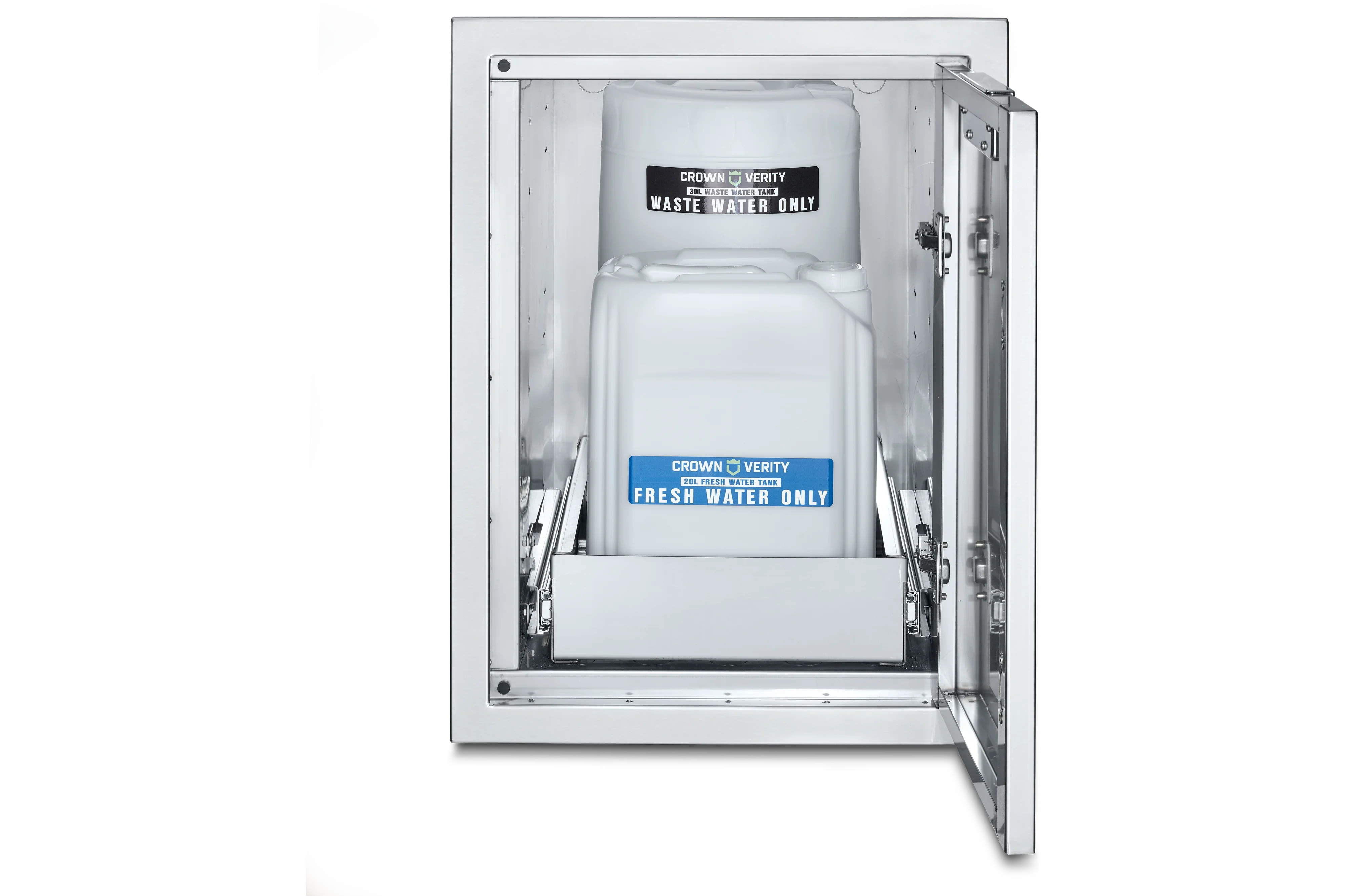 Crown Verity IBILC-SK-WBS Infinite Series Large Built-In Cabinet with Water Bin Storage (Water Pump Includ