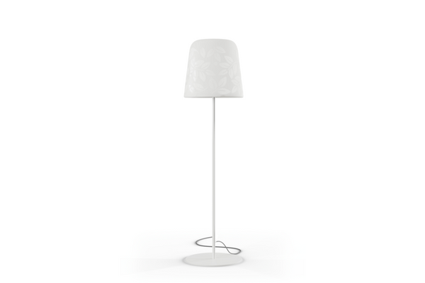 ODETTE FLOOR LAMP BUM, Odette Lamp, Lampshade (linear polyethylene) achieved by rotationalmoulding