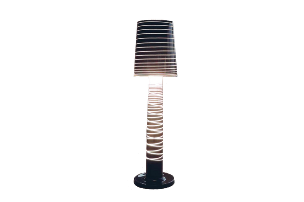 LADY JANE LAMP BLACK Lady Jane Lamp, floor lamp, indoor/outdoor use, (2) color scored, neutral wi