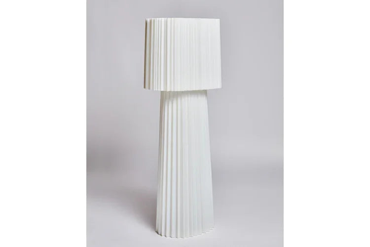 RUFFLE FLOOR LAMP Ruffle Lamp, The _oRuffle__ Lamp expresses the elegance and lightness of fab