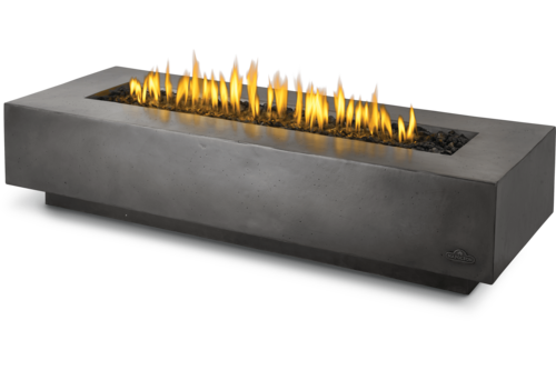 NEXUS 72 RECTANGLE NP-GPFRCN72 Nexus Fire Table, LP gas, 72 in  rectangle, cast aluminum construction that