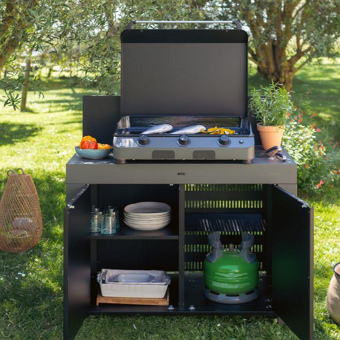 Eno MAP12070 | Félix Cart | Cargo Gray or Stainless and Black Finish