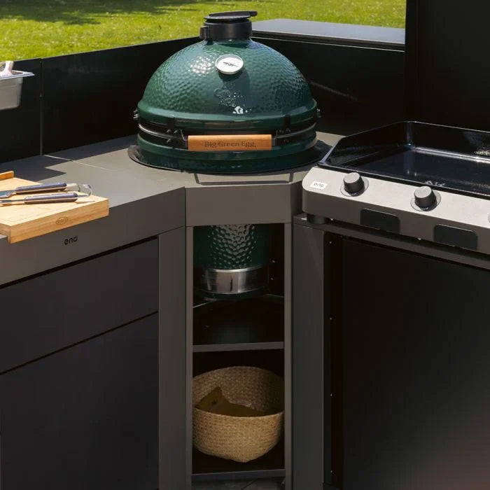 ENO PMOD7009 | Modulo Corner Cabinet with Kamado Grill Recess