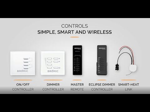 BROMIC On/Off Switch with Wireless Remote (Compaticle with Electric and Gas Heaters.)