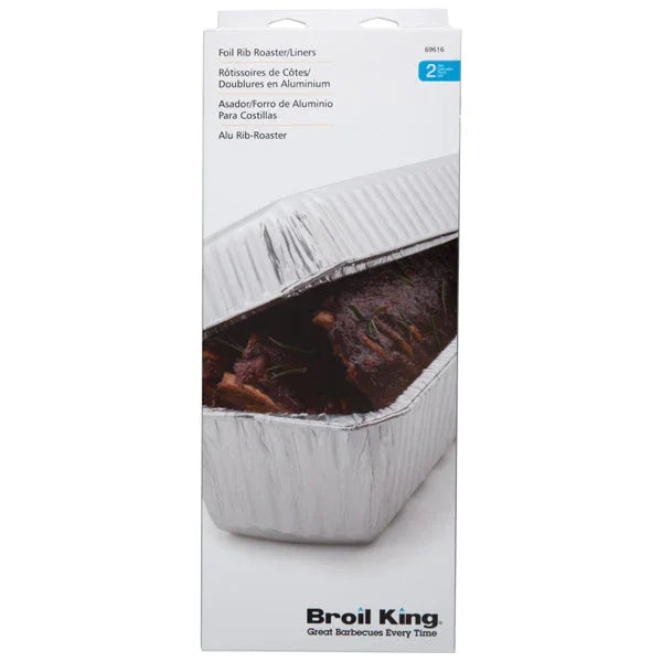 Broil King 69616 | Foil Rib Roaster Liner