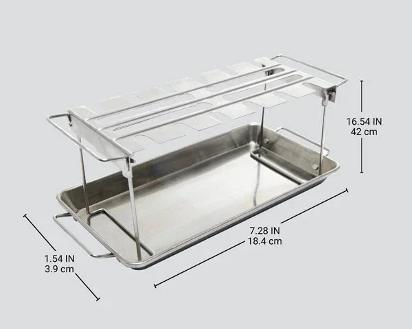 Broil King 64152 | Wing Rack Roaster & Pan
