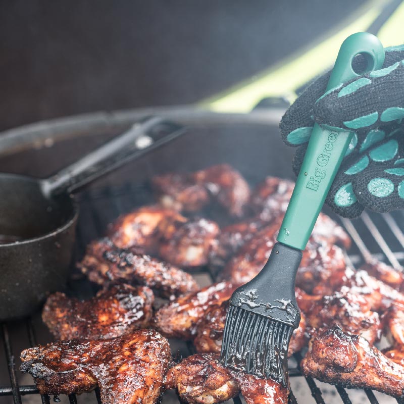 BIG GREEN EGG Sauce Pot and Brush Cast Iron | 117663