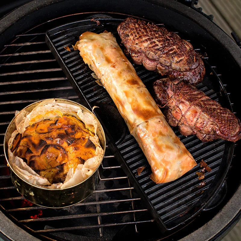 Big Green Egg 120786 | Half Cast Iron Grid