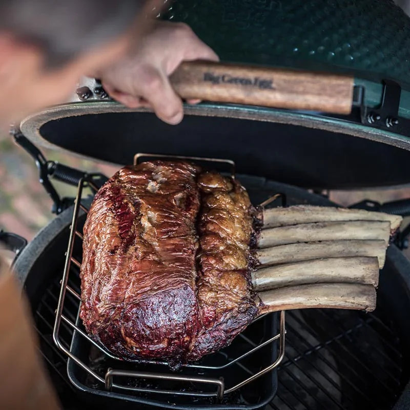 Big Green Egg 117557 | Stainless Steel Rib and Roast Rack