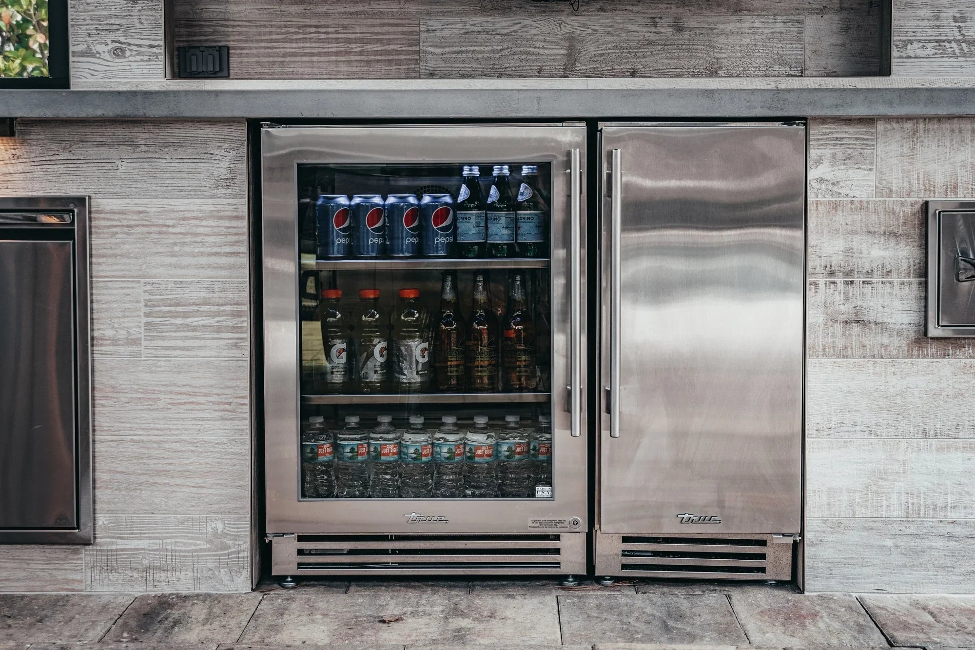 True-residential TURADA-24-D | Undercounter Refrigerator Drawers | Solid Panel Ready Drawers  | Outdoor