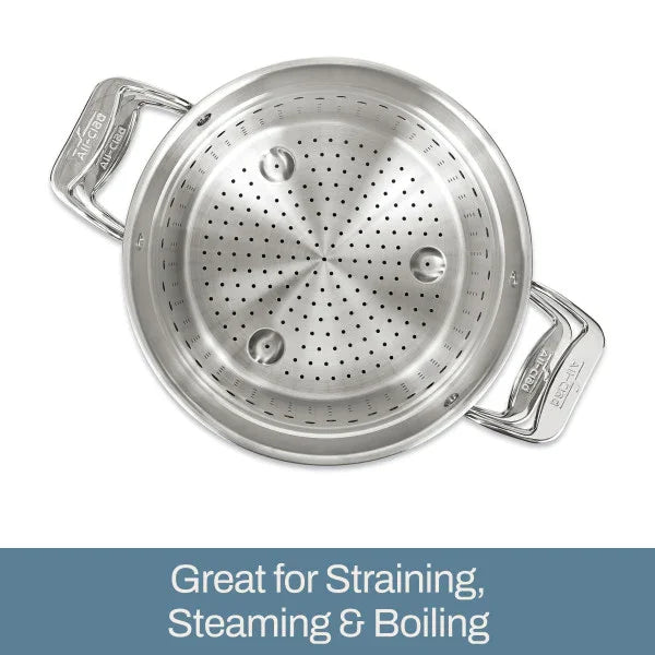 All-Clad E743S264 | Simply Strain 8-Quart Multipot
