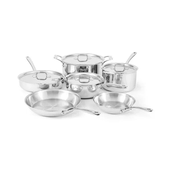 All-clad GR0010 | G5 Graphite Core 10-Piece Cookware Set