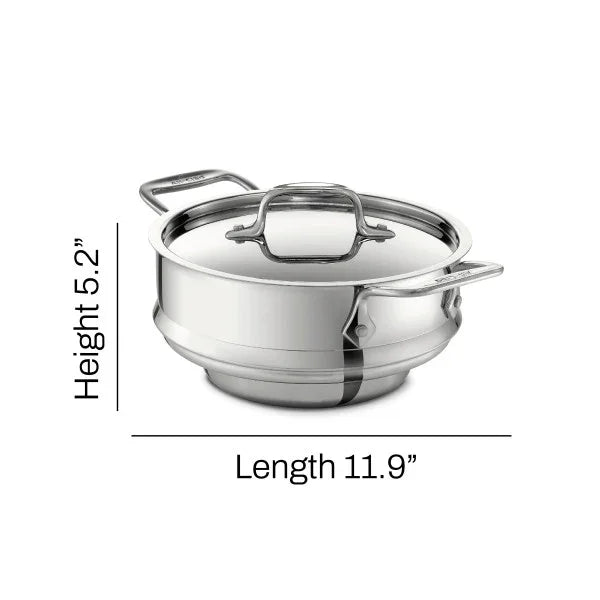 All-clad 59915 | All-Purpose Steamer | Compatible with Select Saucepan and Casserole Sizes