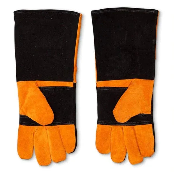 Yoder 1040-05 | Long Leather BBQ Gloves
