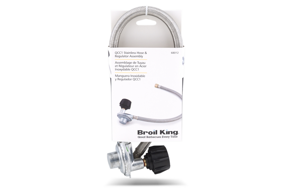 Broil King 68012 HOSE - QCC1 HOSE AND REG - SS BRAID