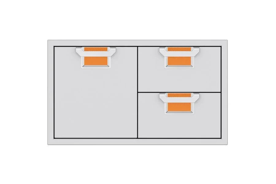 Aspire AESDR36 | Access Door Double Drawer Combo Unit