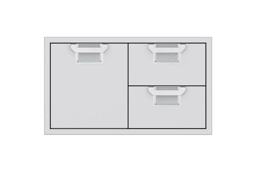 Aspire AESDR36 | Access Door Double Drawer Combo Unit