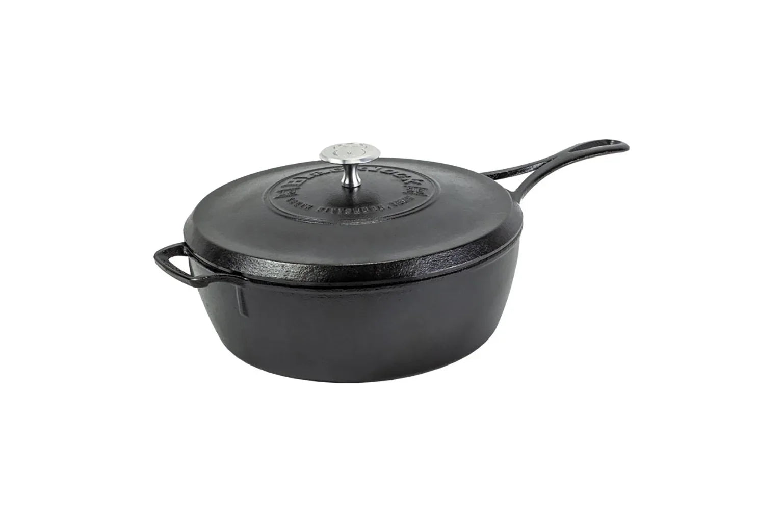 Lodge BL49LDSKINT | Blacklock 4 Quart Deep Skillet