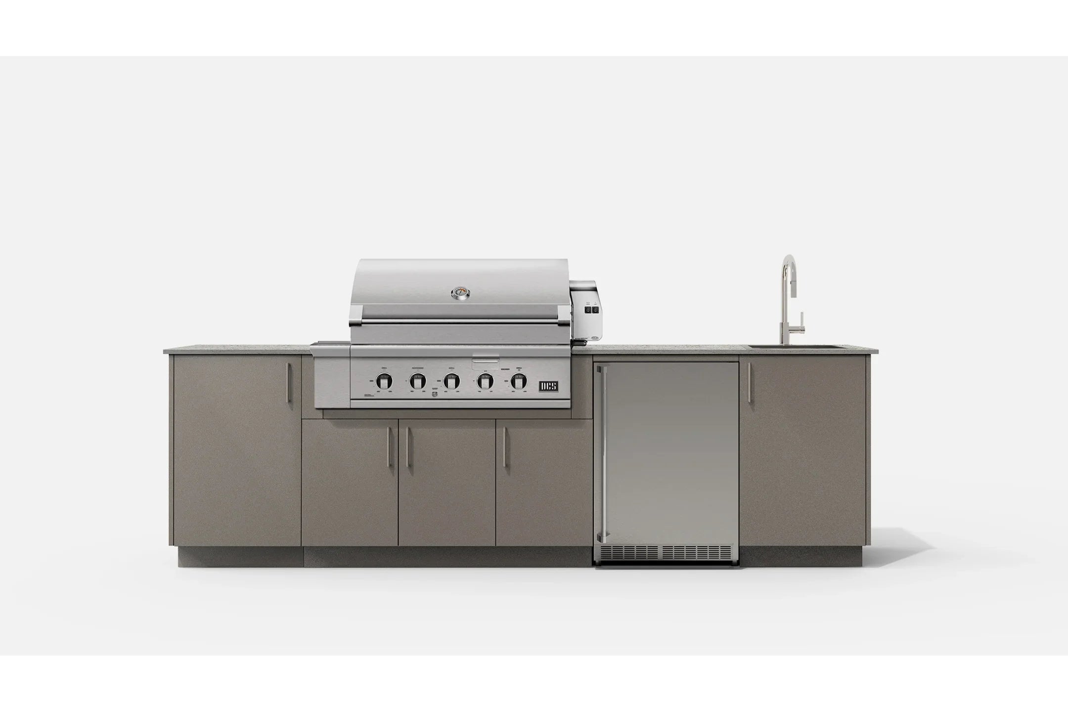 Urban Bonfire COVE42-C | Outdoor Kitchen with Drawer and Recycling Module