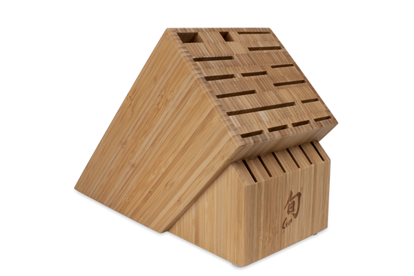 Shun DM0832 Bamboo Block: 22-Slot