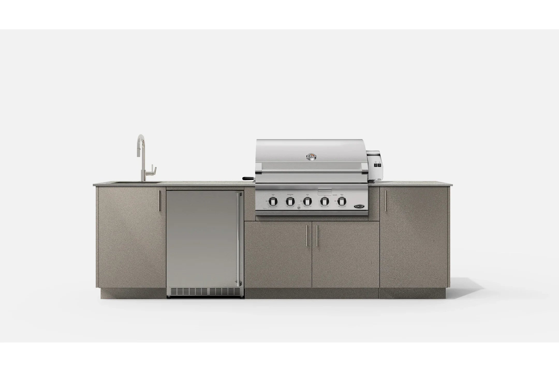 Urban bonfire DEW36-C | Outdoor Kitchen with Drawer and Recycling Module