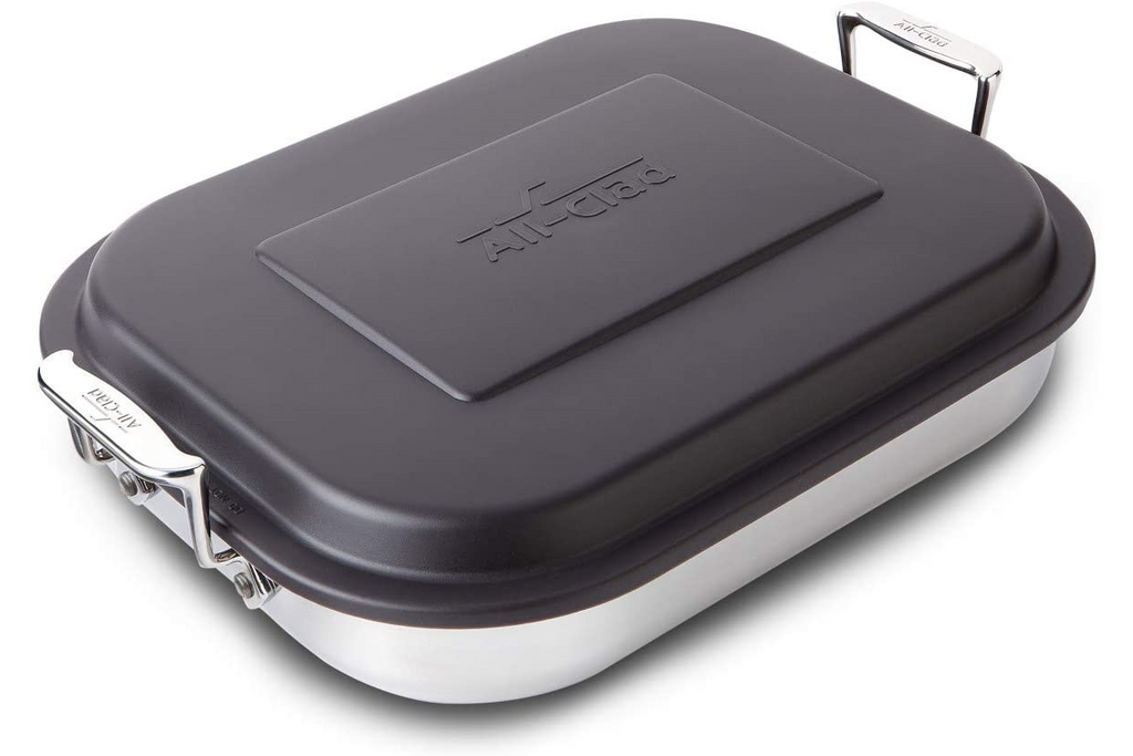 All-Clad E9019964 ALL-CLAD LASAGNA PAN W/ PLASTIC LID STAINLESS COLLECTION 16.5