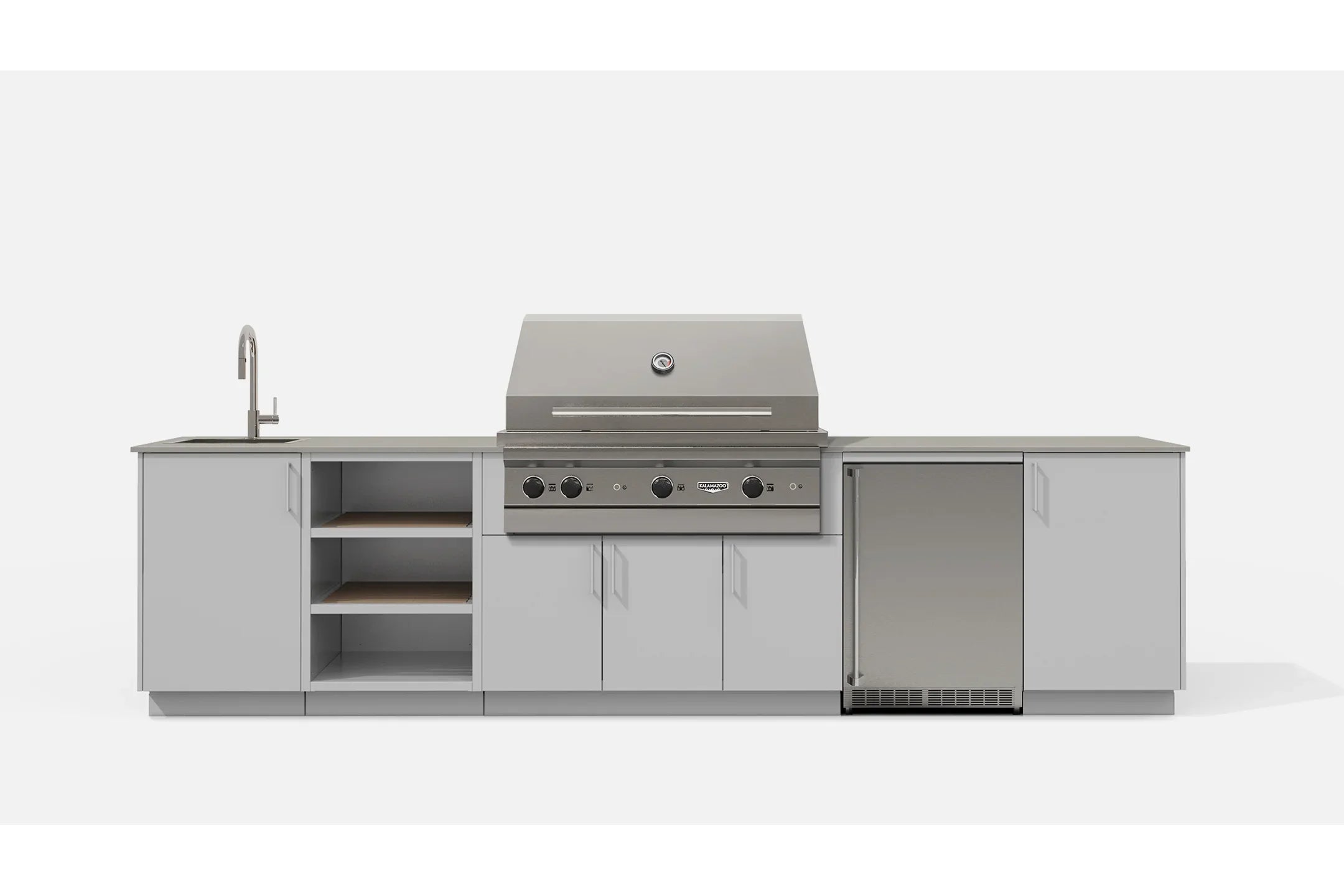 Urban Bonfire ECLIPSE42-H | ECLIPSE42 Outdoor Kitchen Layout | Chantilly NACRAE Aluminum