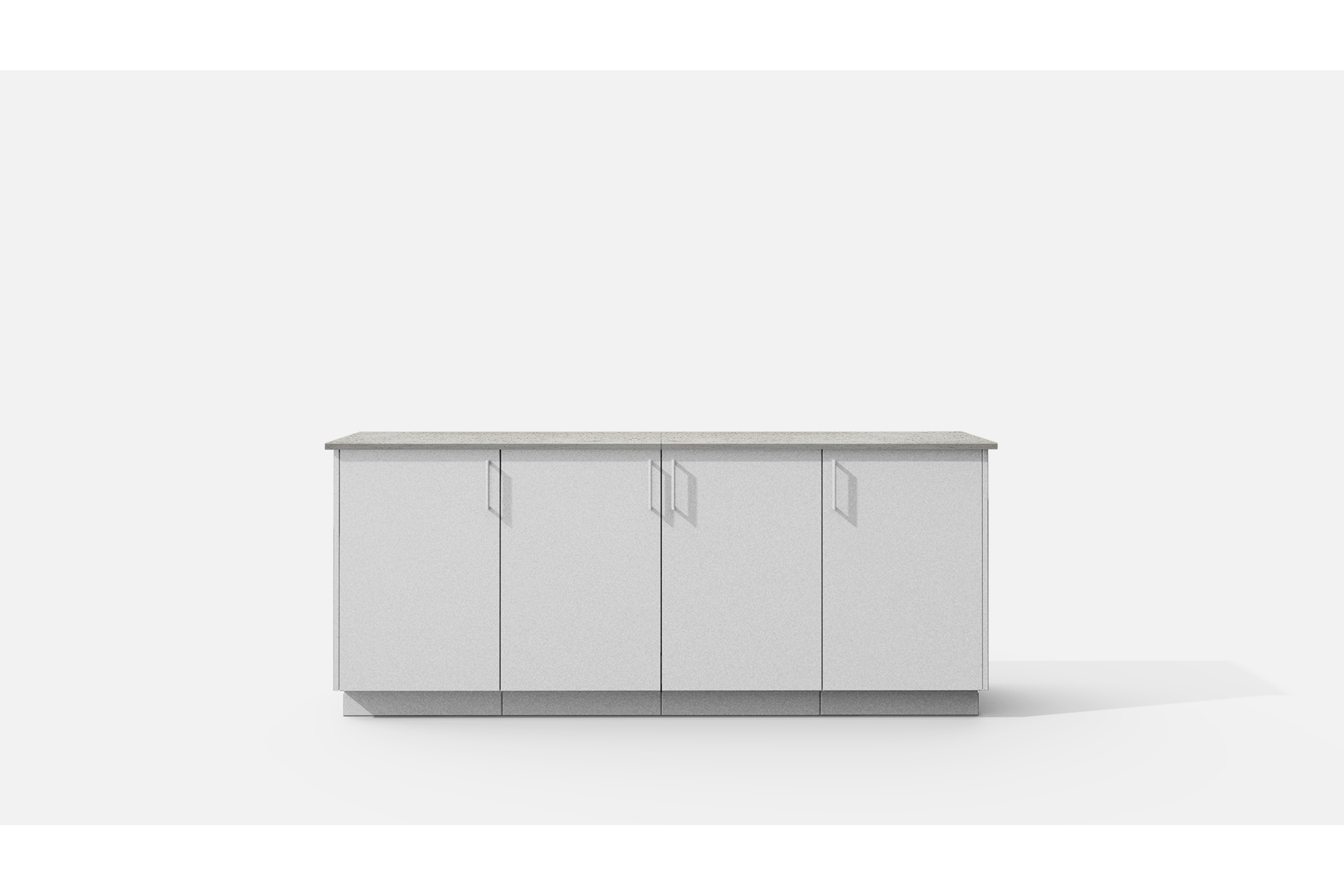 Urban Bonfire EQUINOX-H EQUINOX Outdoor Kitchen Layout. CHANTILLY NACRAE powdercoated thick gauge alumin