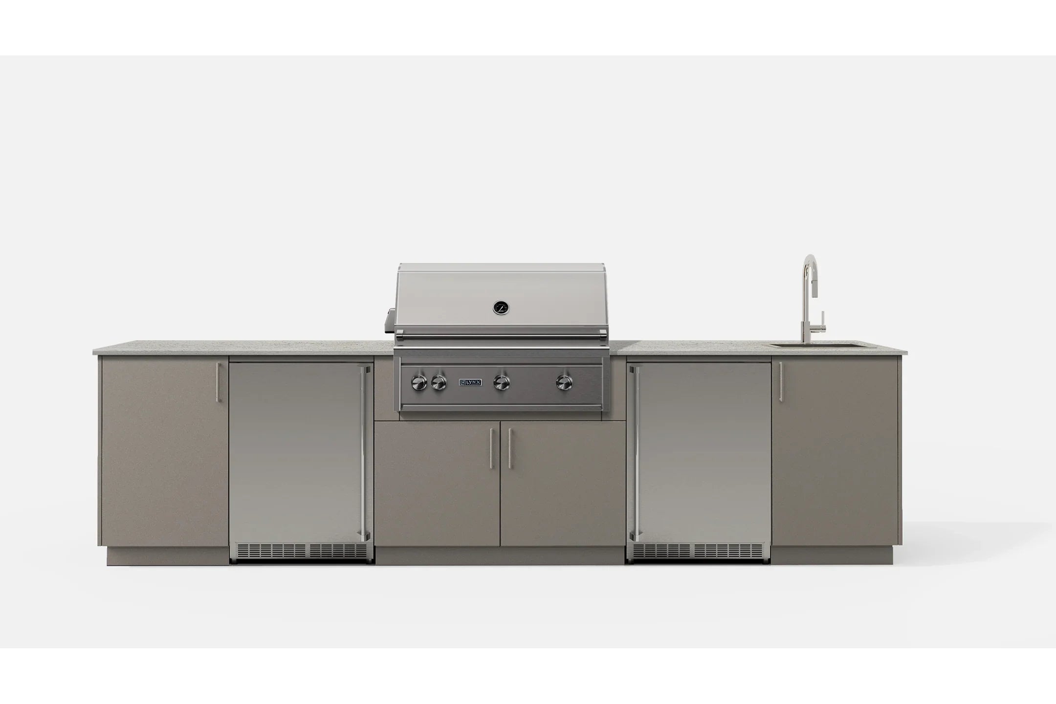 Urban Bonfire FRESCO36-C | Outdoor Kitchen | Heavy Duty Drawer and Recycling Module