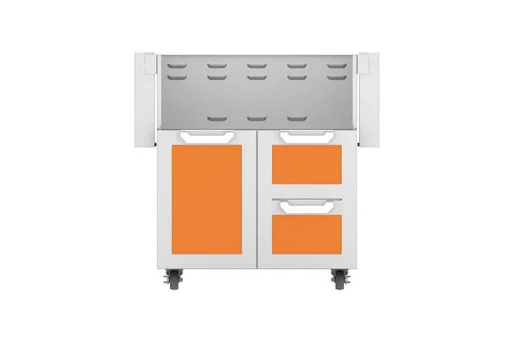 Hestan GCR30 | Double Drawer and Door Cart for 30” Built-In Grill