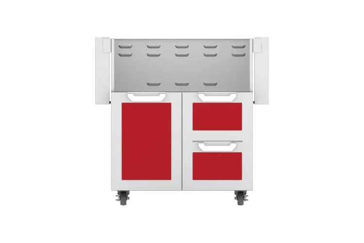 Hestan GCR30 | Double Drawer and Door Cart for 30” Built-In Grill