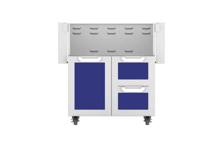 Hestan GCR30 | Double Drawer and Door Cart for 30” Built-In Grill