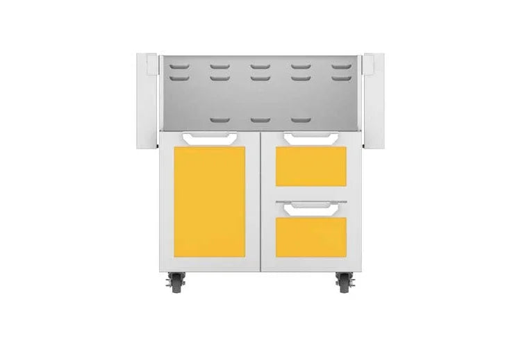 Hestan GCR30 | Double Drawer and Door Cart for 30” Built-In Grill