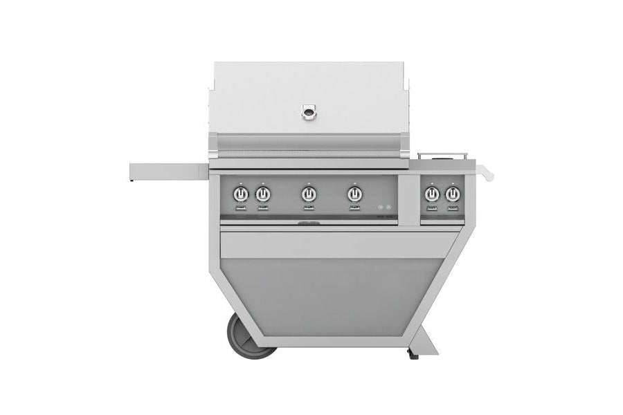 Hestan 36" Deluxe Grill with Double Side Burner