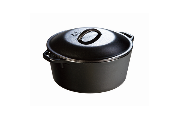 Lodge   L8DO3 Lodge Logic Dutch Oven, 5 quart, 10-1/4" dia. x 4-1/2" deep, with spiral handle